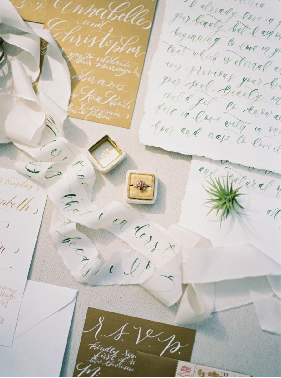 Gold-and-Green-Wedding-Colours