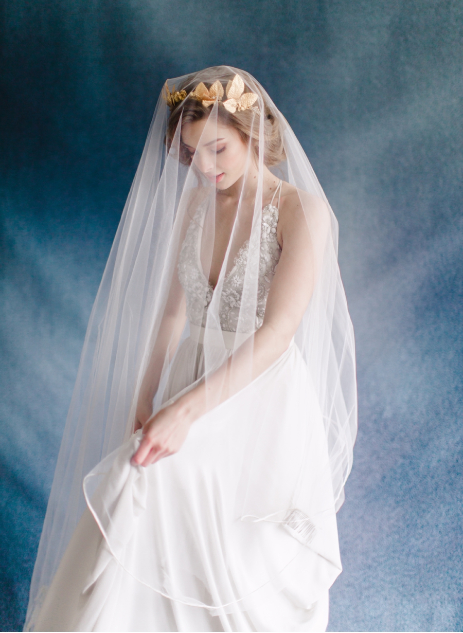 Bridal-Portrait-with-Blue-Backdrop
