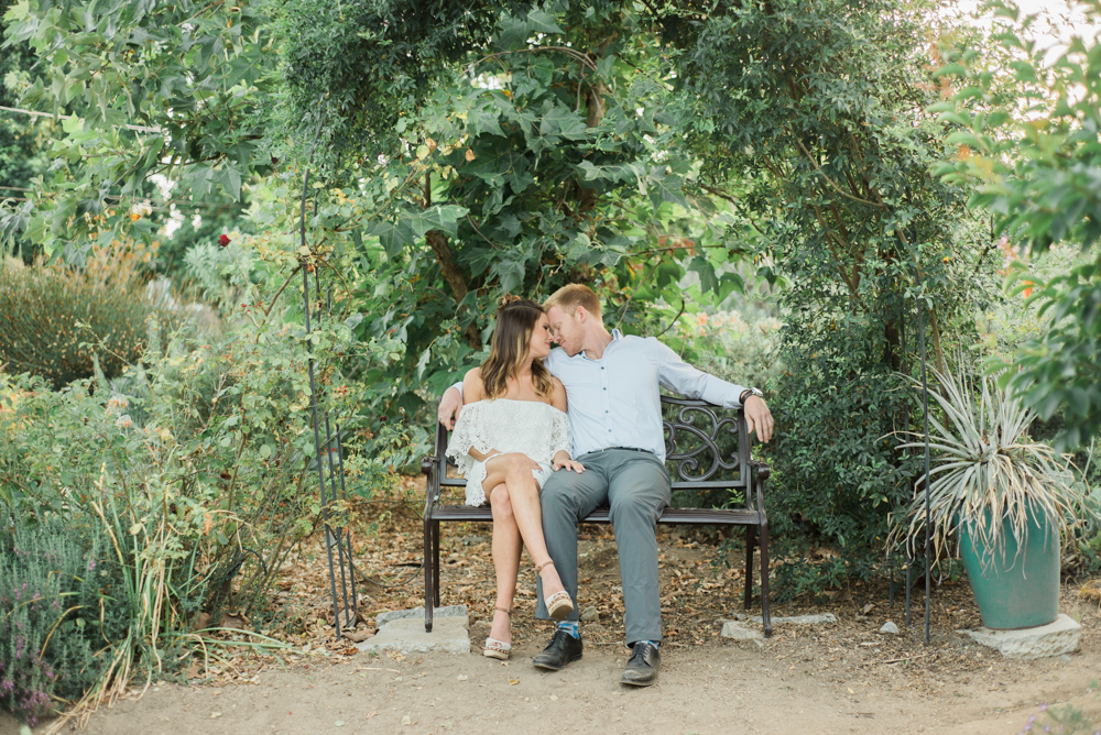 Kristen Reilly Romantic Engagement Session In Arlington Garden
