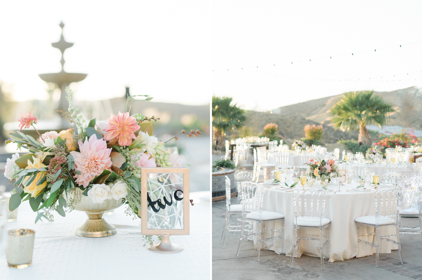 Wedding Reception at Hummingbird Nest Ranch, Villa