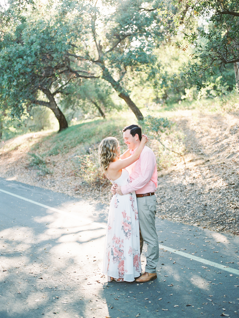 Light and airy engagement photos
