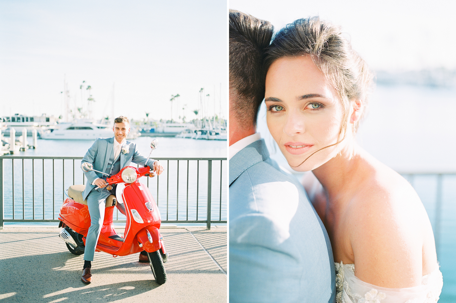 Red Scooter at the Ritz-Carlton in Marina del Rey