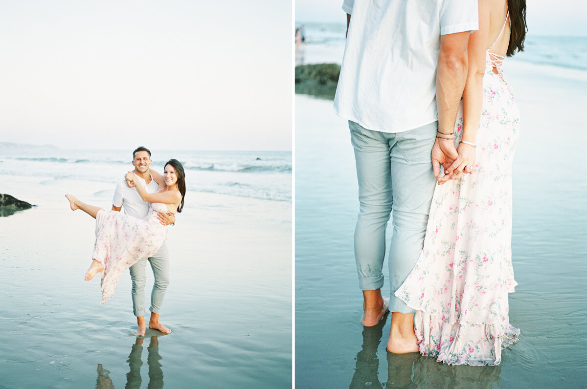 Romantic Beach Engagement El Matador Malibu