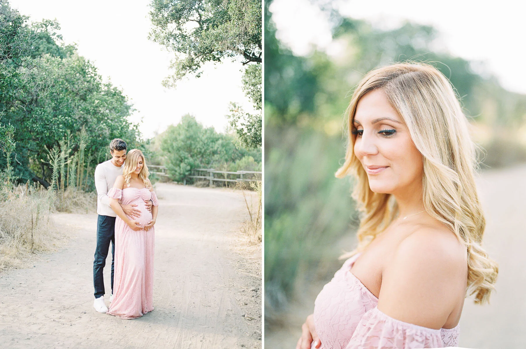 Maternity Photo Session on Film in San Juan Capistrano