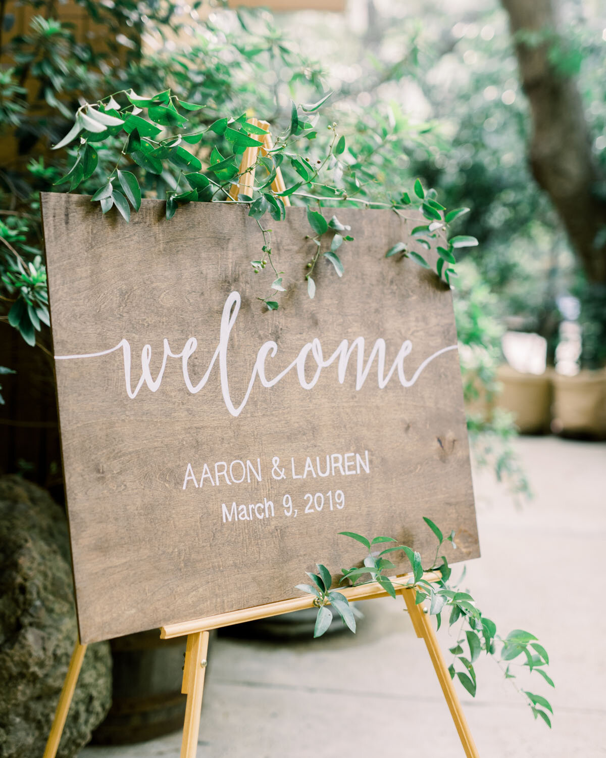 Calamigos Ranch Wedding - Welcome Sign