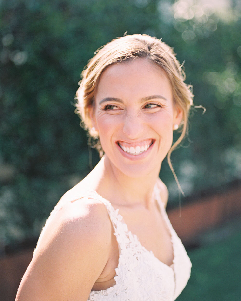 Bride's portrait at Calamigos Ranch