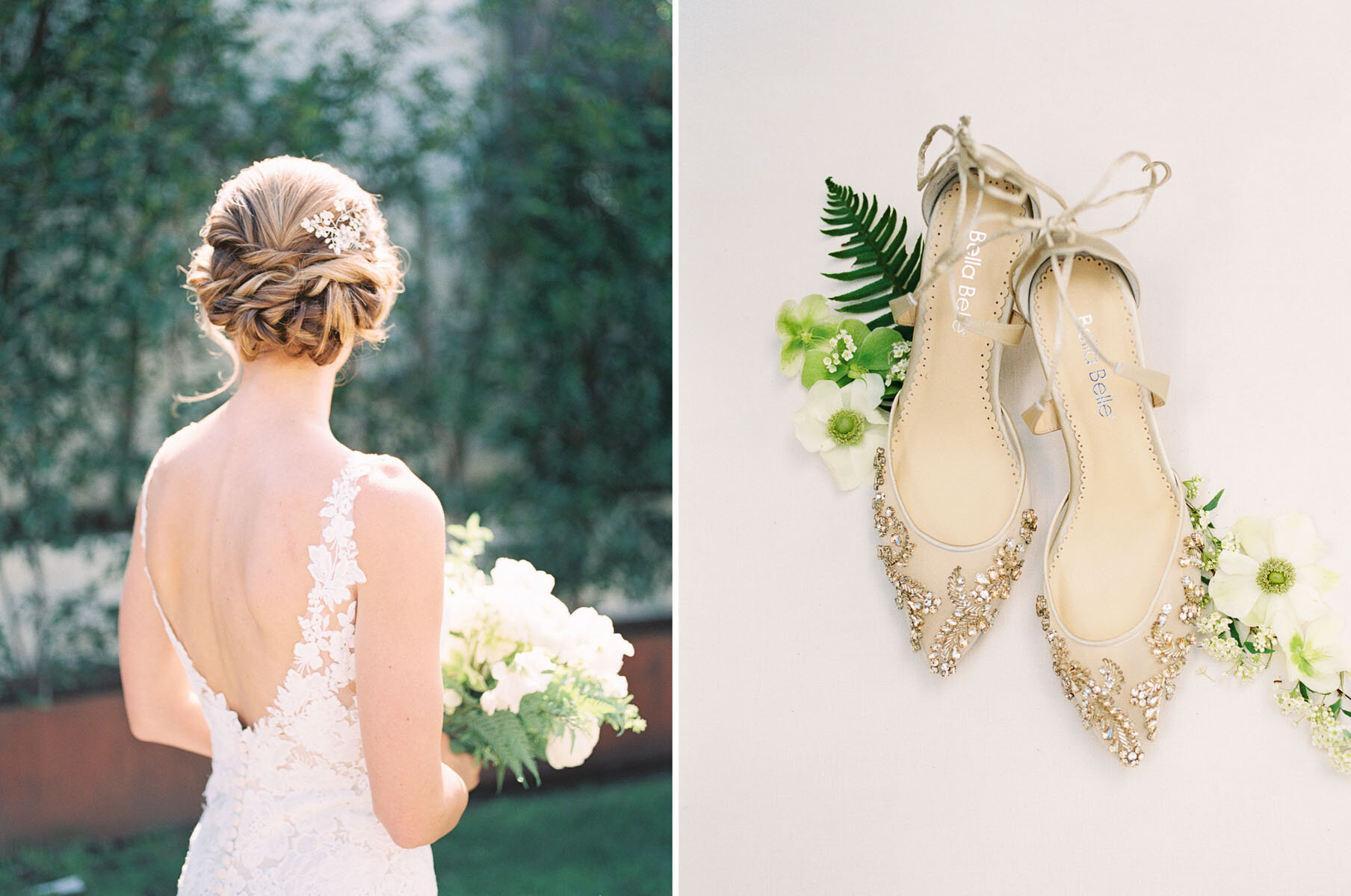 Bridal Look - Hair inspiration and wedding shoes