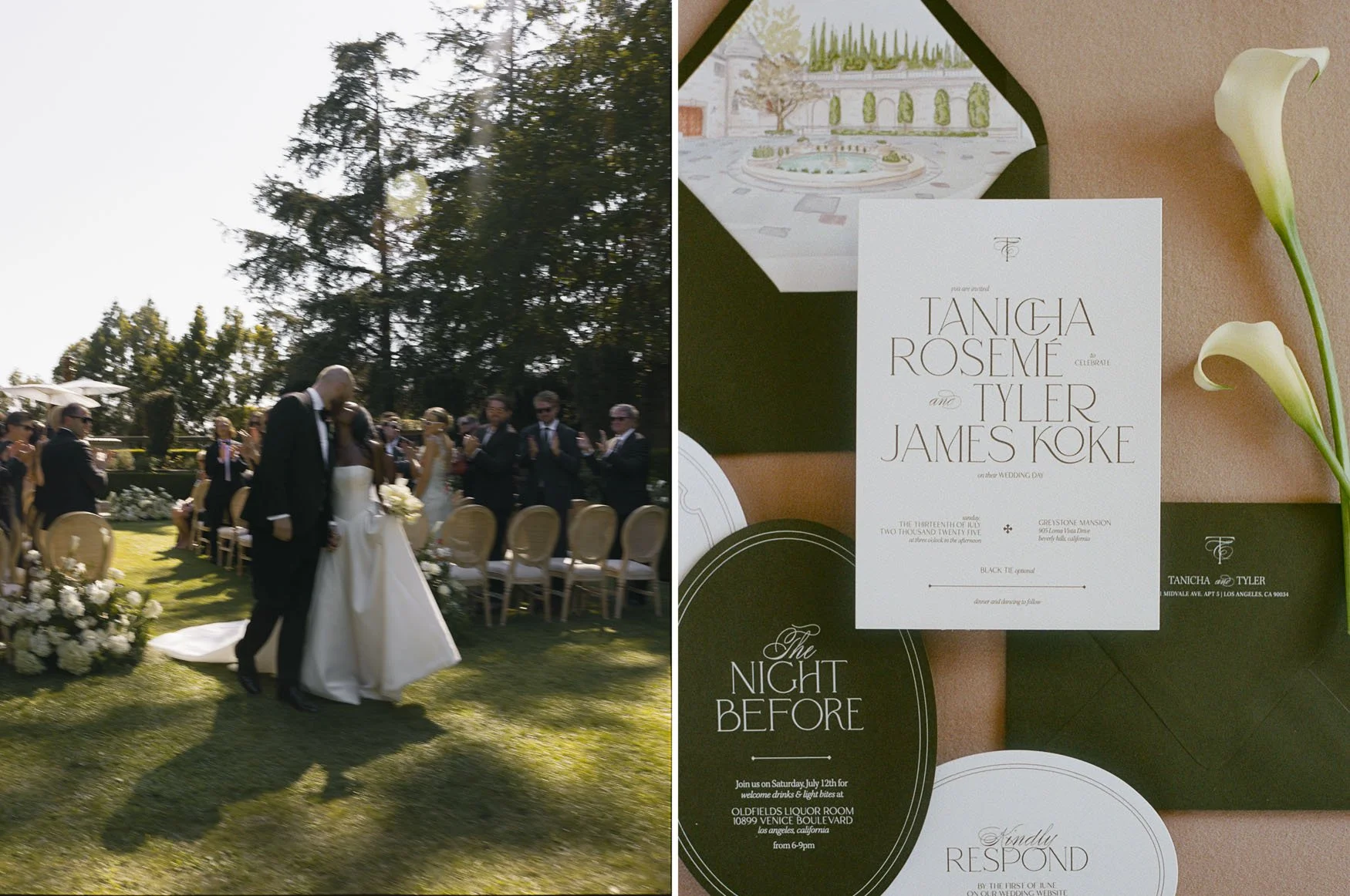 greystone mansion wedding ceremony on film wedding - anya kernes.jpg