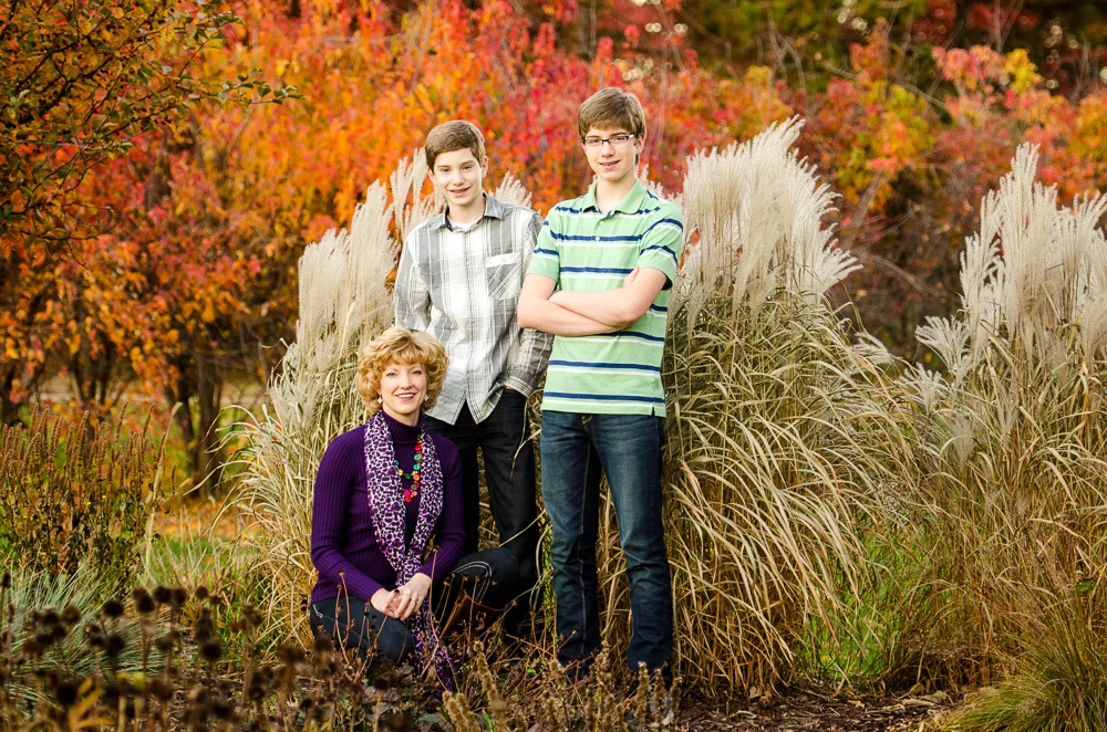 Fall family portrait