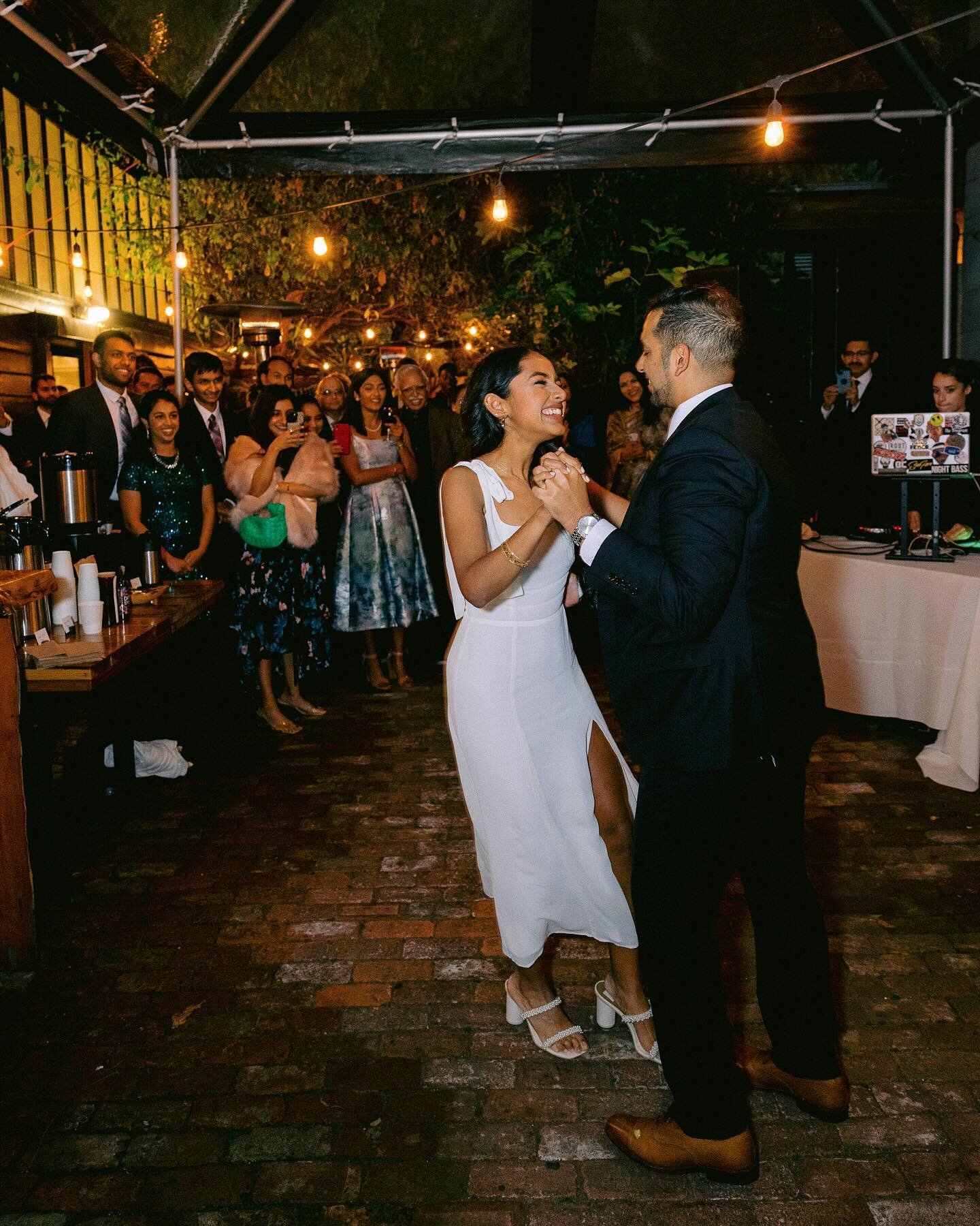 &ldquo;DJ Ray was phenomenal for our wedding reception! From the beginning, they were invested in curating mixes to match me and my wife&rsquo;s relationship vibe. DJ Ray was extremely organized and responsive, making adjustments and giving great adv