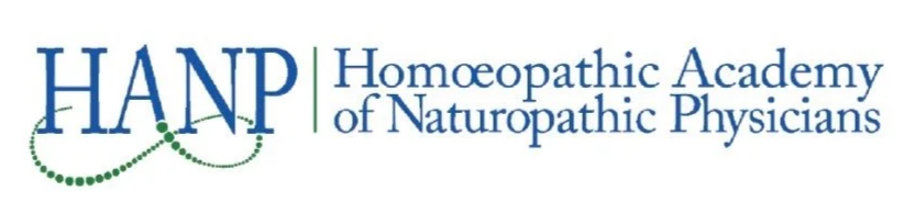 Logo for the Homeopathic Academy of Naturopathic Physicians with the acronym HANP and the full name beside it.