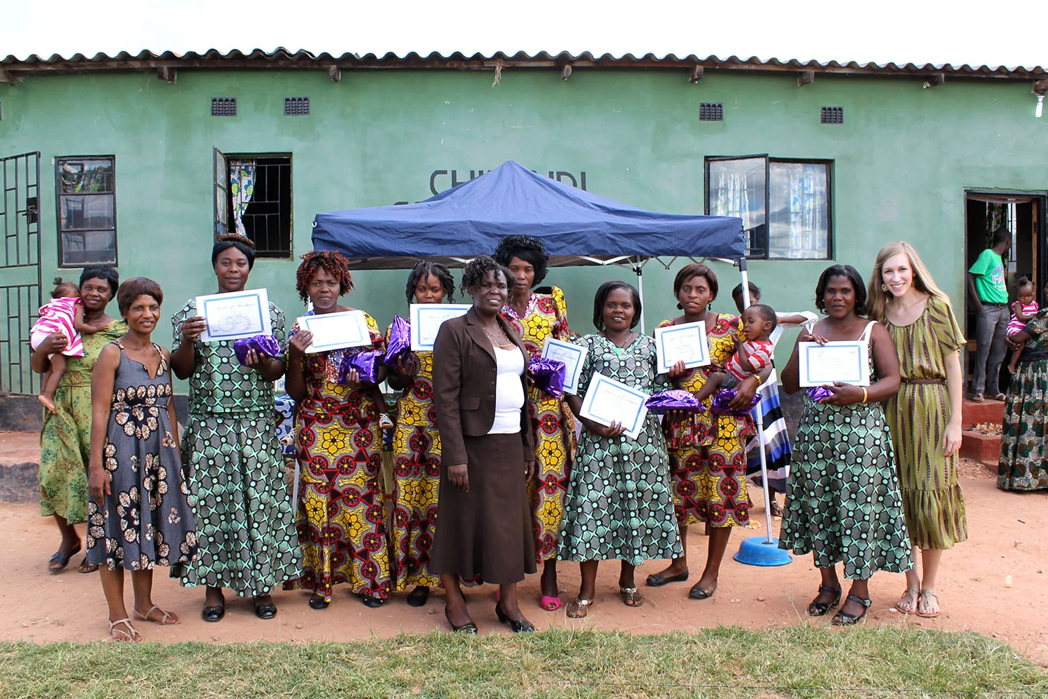 CiH Staff with the Class of March 2015 Graduates. Congratulations, ladies!!