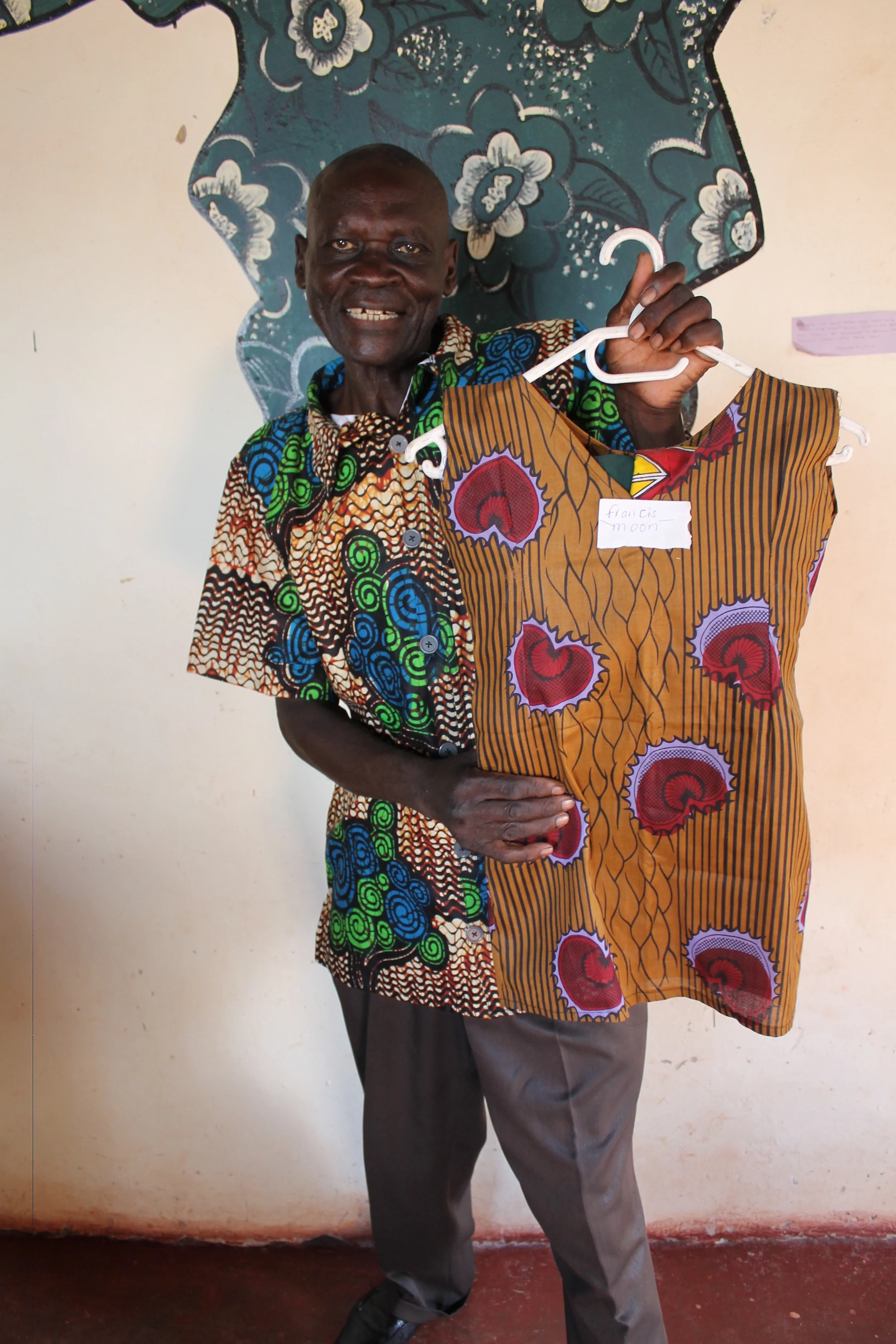 Francis, graduate from House of Moses Orphanage partnership class