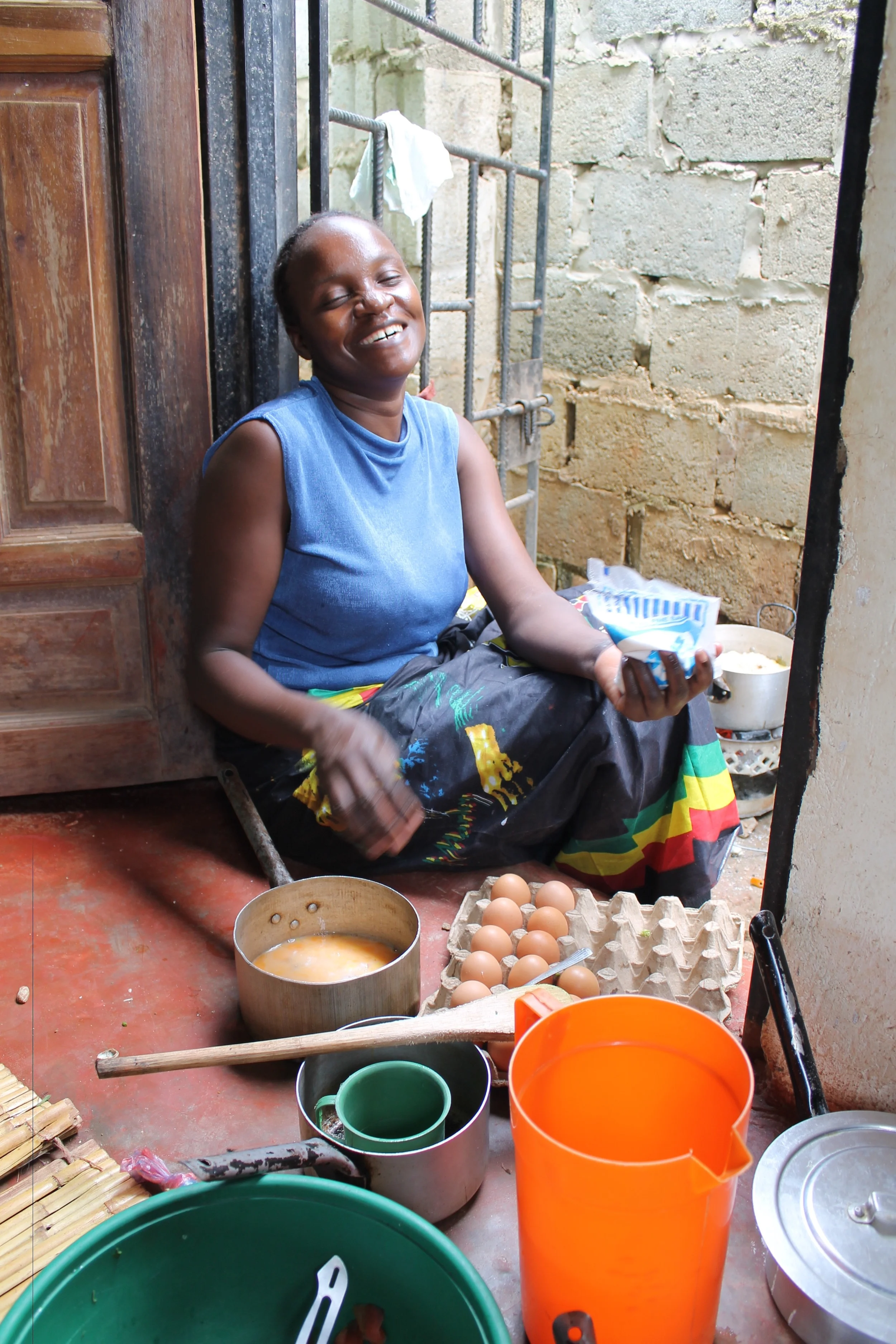 And even when power outages force Margret to cook on the charcoal stove, she still finds so much joy in cooking her famous dishes. 