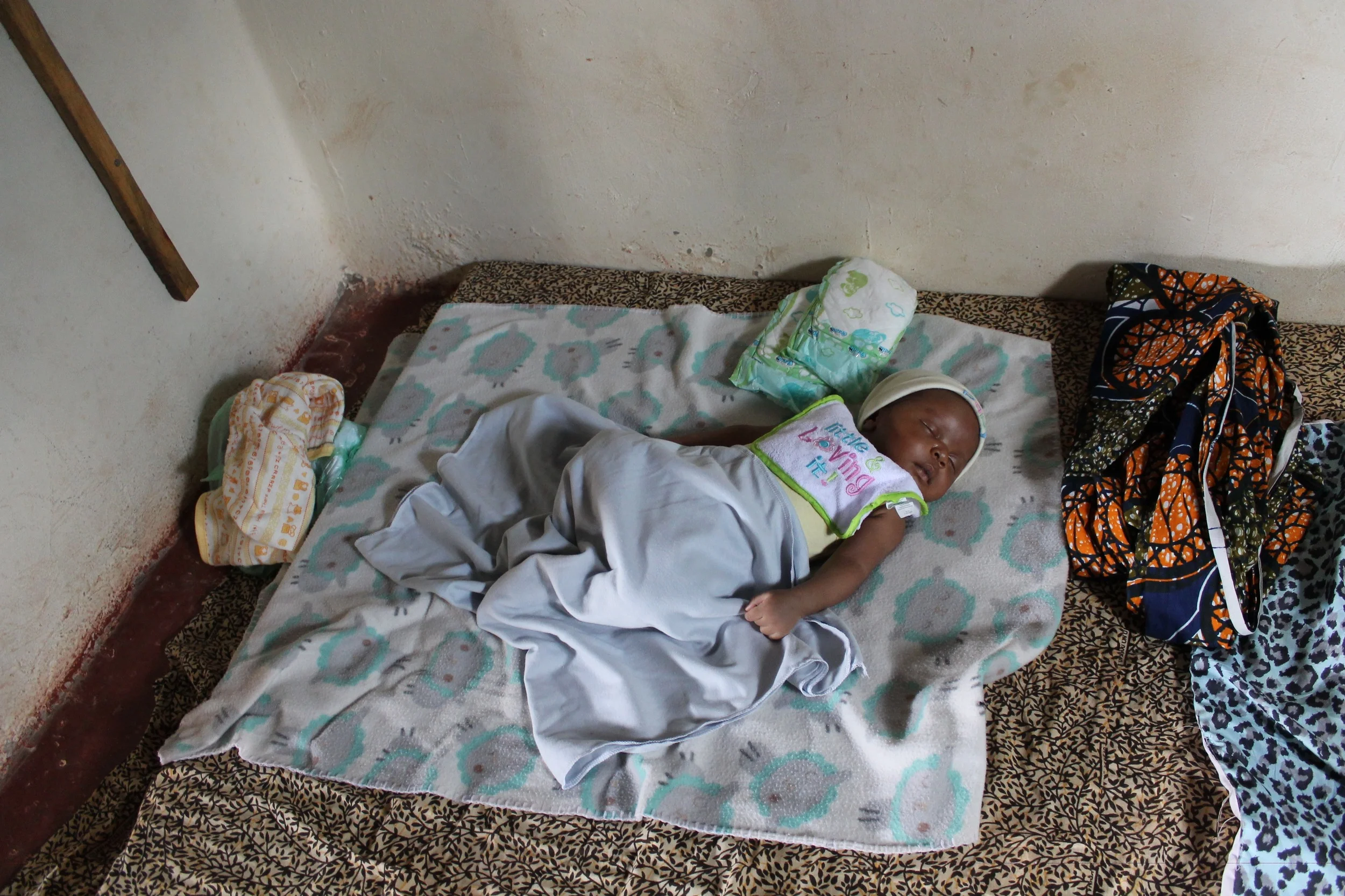 Many aspects of life are the same no matter where you live- like afternoon nap time. Anywhere from 1 to 6 babies can be found in our Showroom on the foam mattress for nap time while mamas work on assignments. 