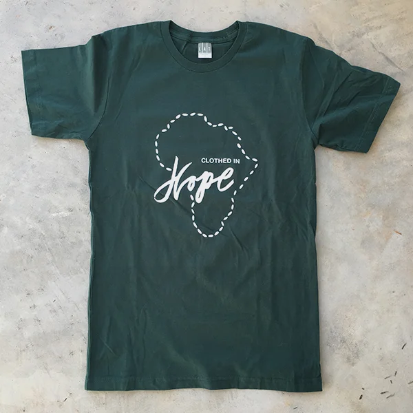 Logo T-shirt: Hunter Green