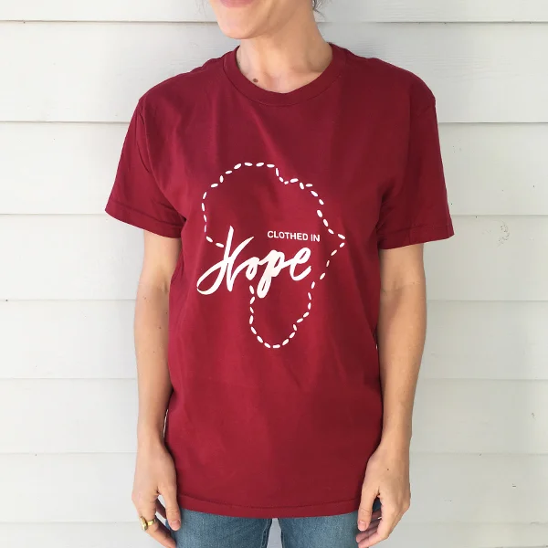 Logo T-shirt: Garnet