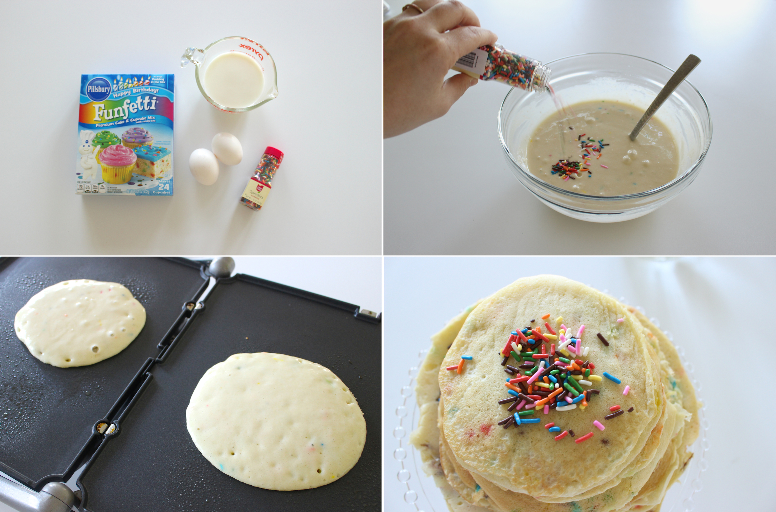 Funfetti pancake tutorial