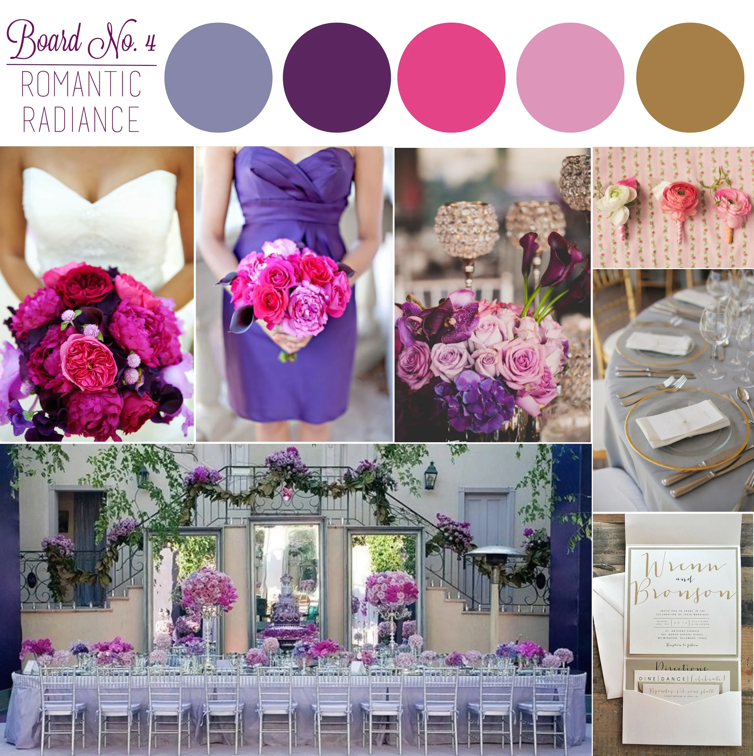 Rachel + Mike - Wedding Inspiration Board