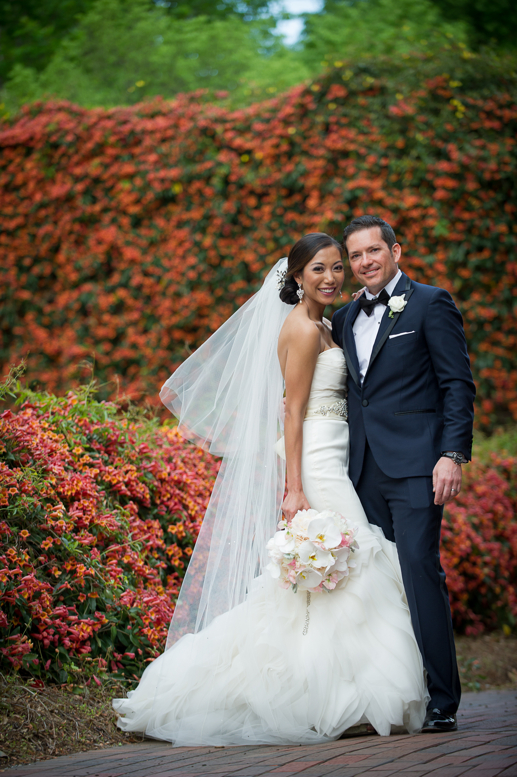 Photography by Jeremy Igo Photography , Hair and Makeup by Lindsey Regan Thorne , Gown by Vera Wang
