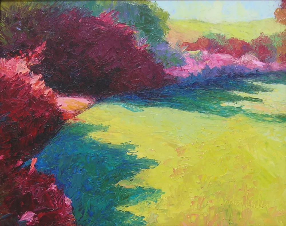  “ COMPOSITION  IN RED AND GREEN"