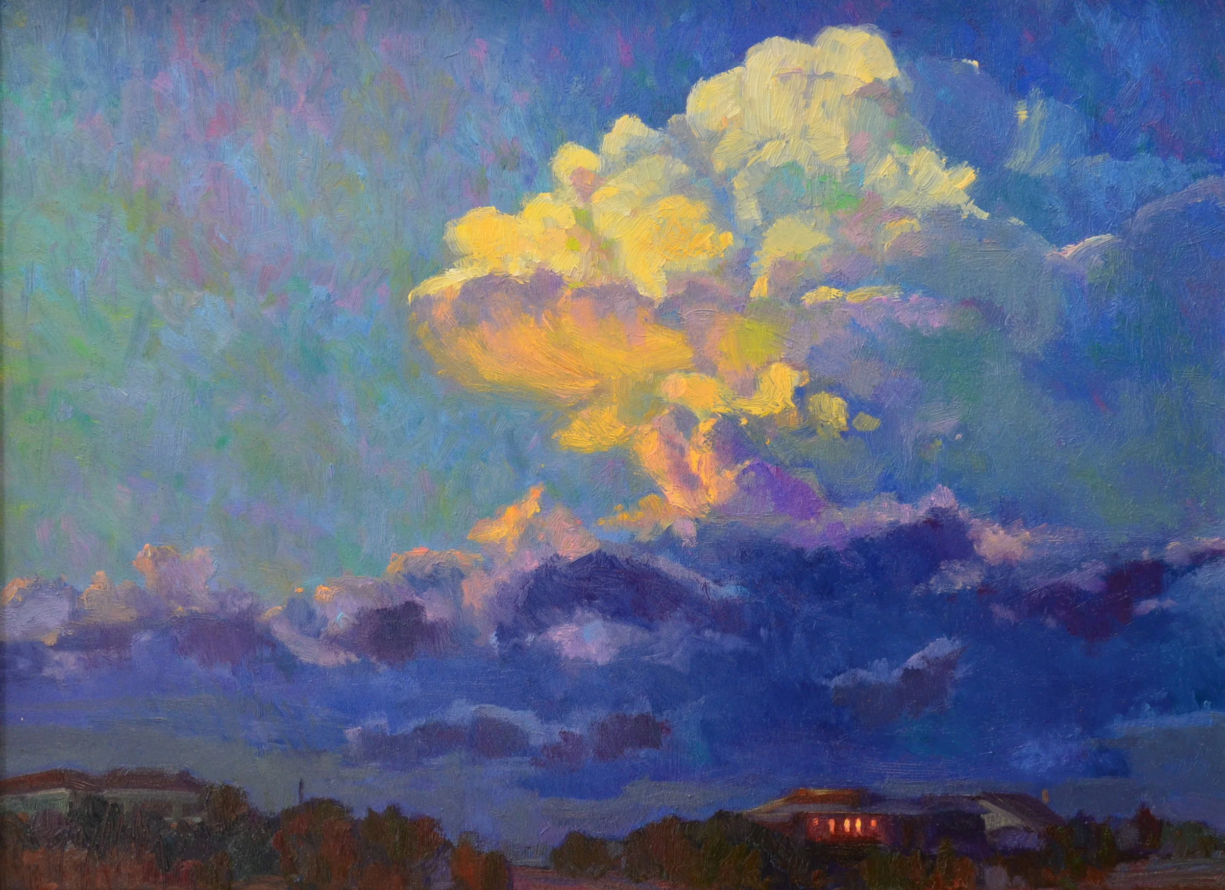 Thunderhead Over The Beach"