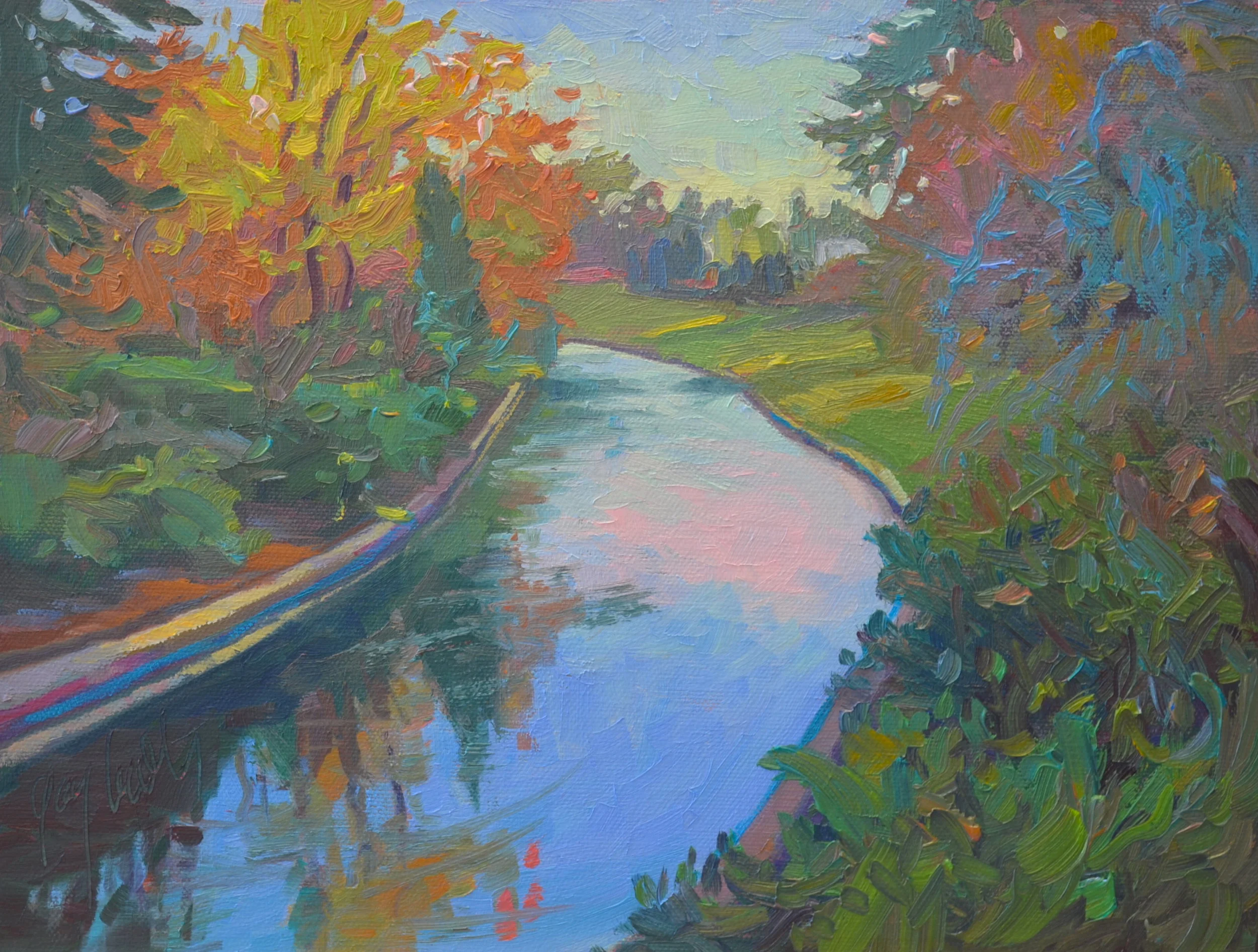 "Canal In Autumn"