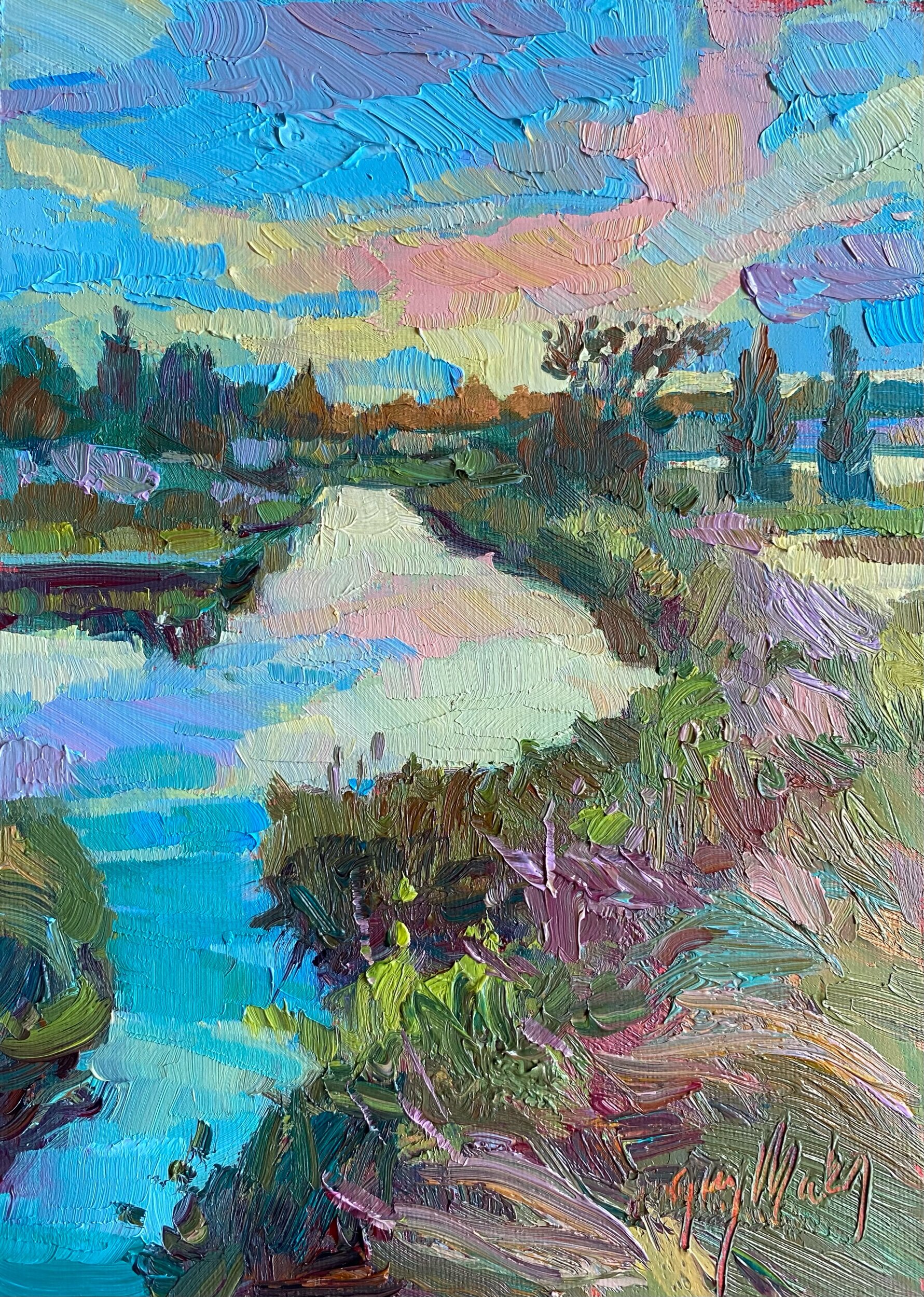 7x5”, oil on panel, private collection