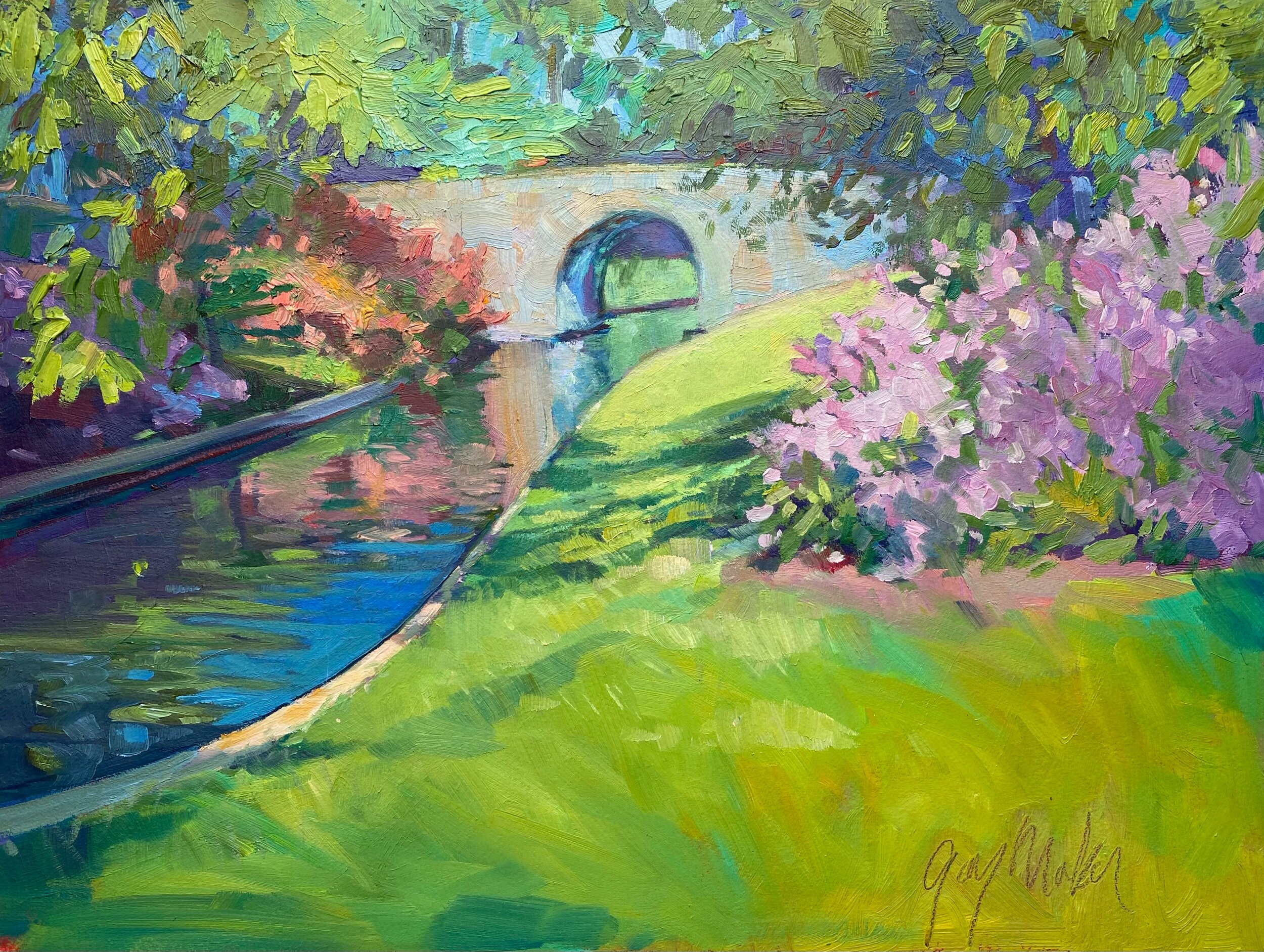 “BRIDGE IN SPRING”