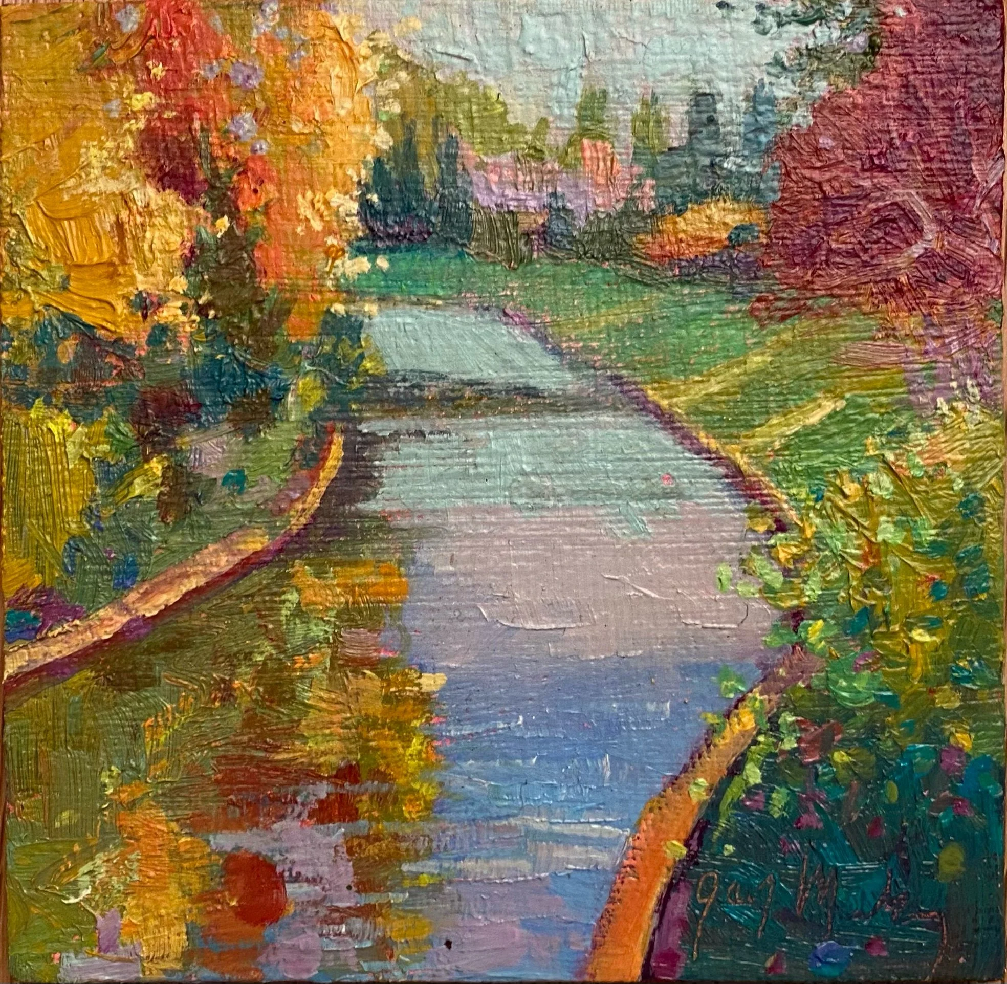 AUTUMN BY THE CANAL