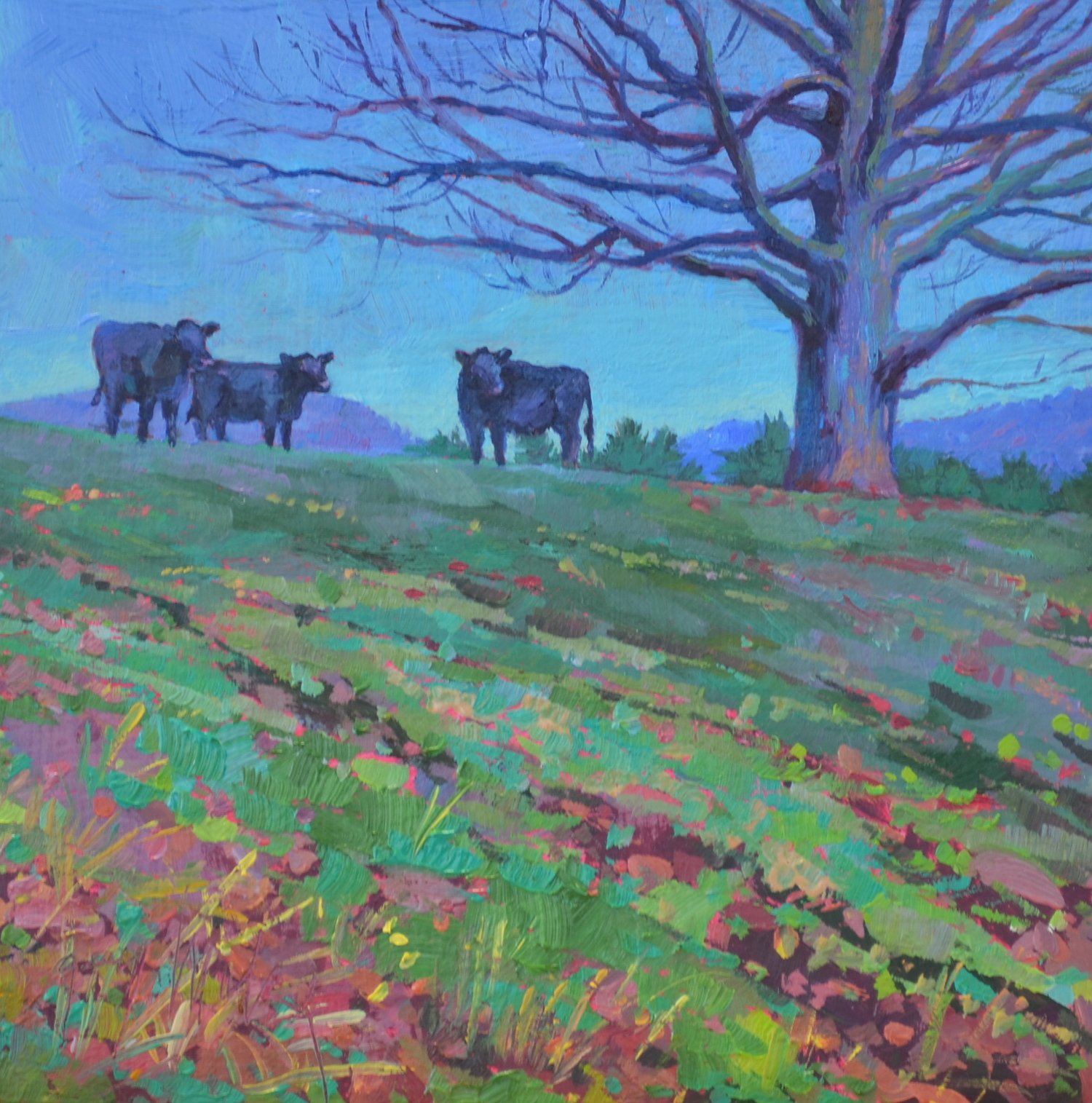 GRAZING THE DAY AWAY