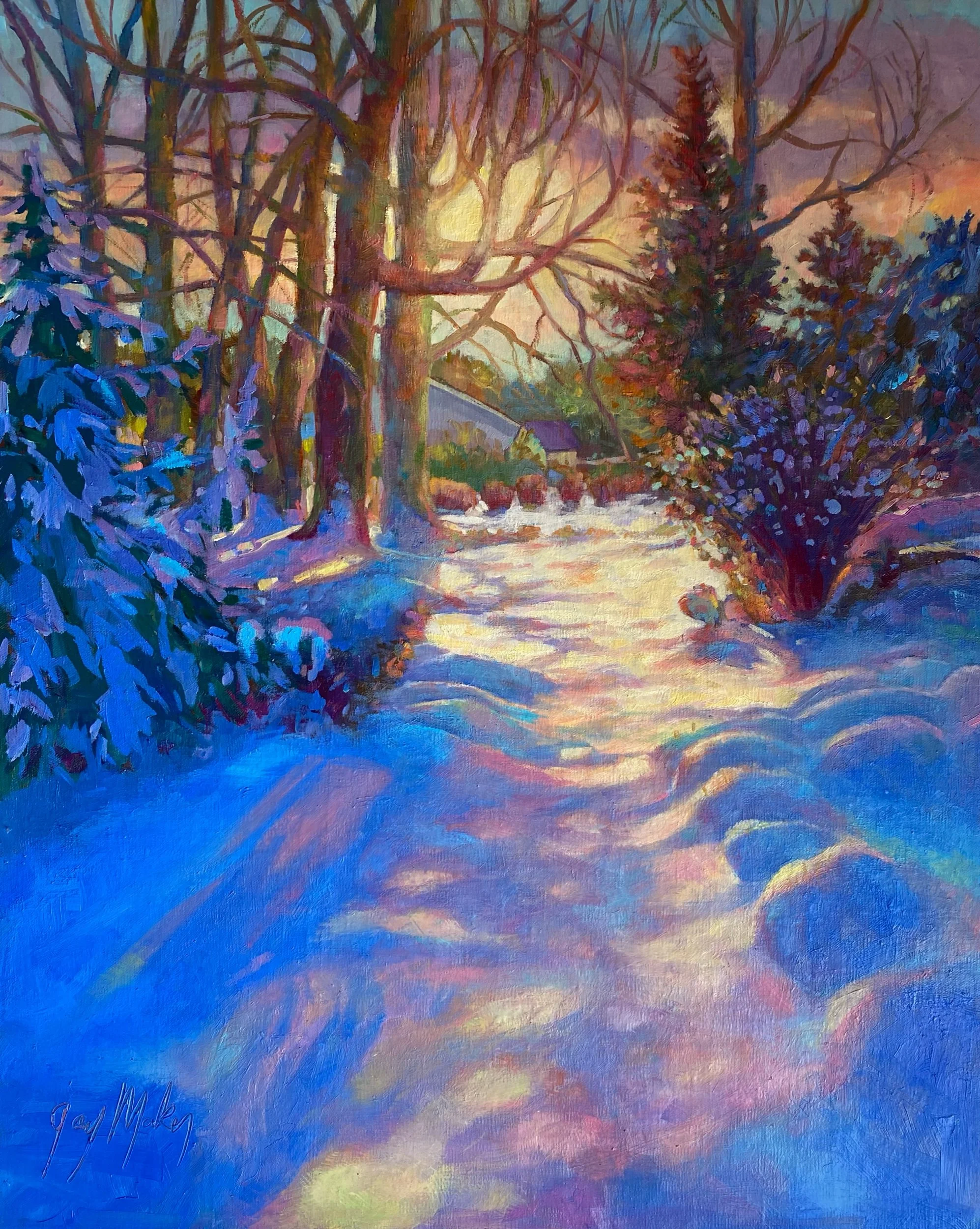 A WINTER MORNING WALK