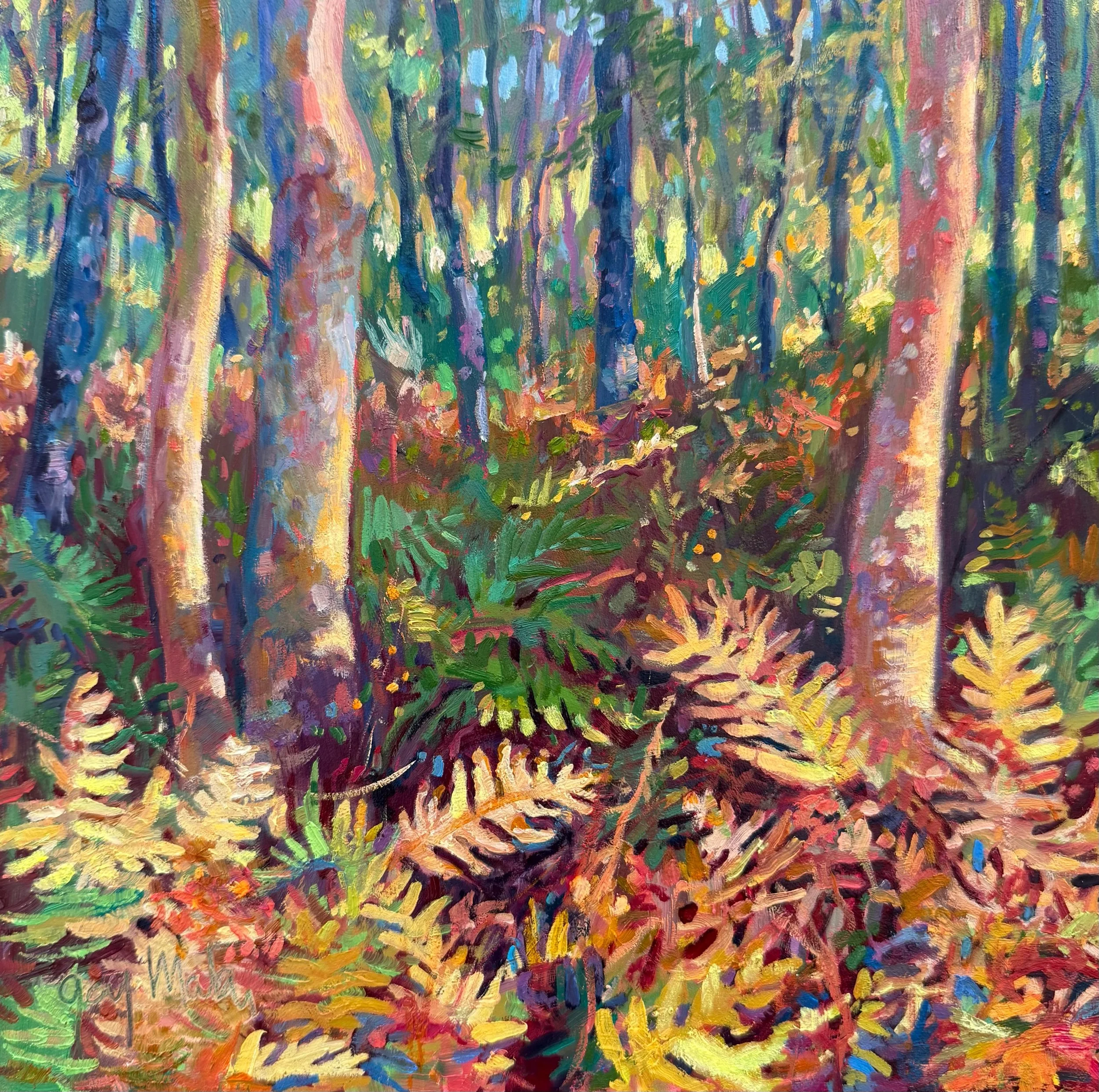 “AUTUMN’S GOLDEN FERNS”