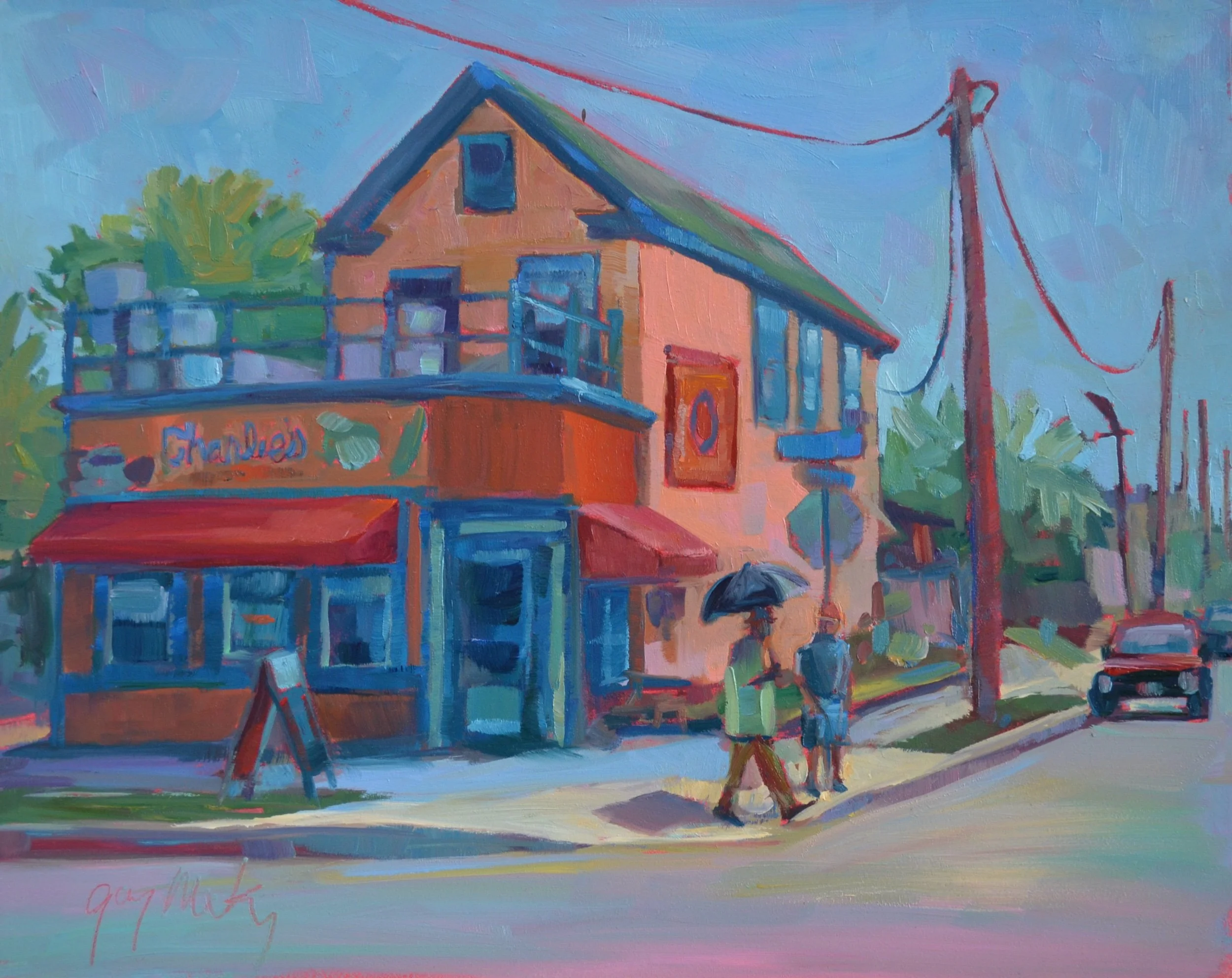 “MAN UNDER THE UMBRELLA”