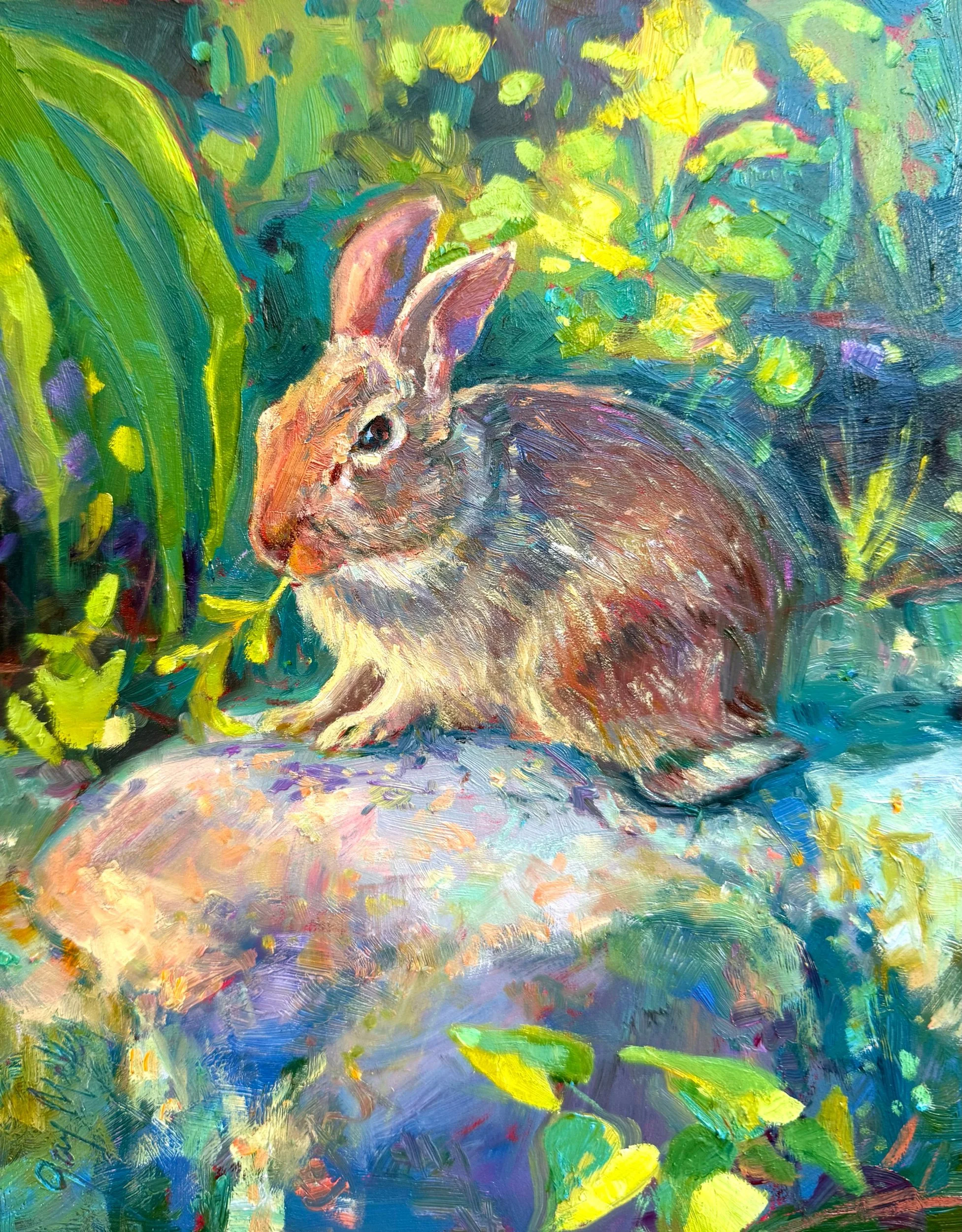 “SNACKING ON GREENS”