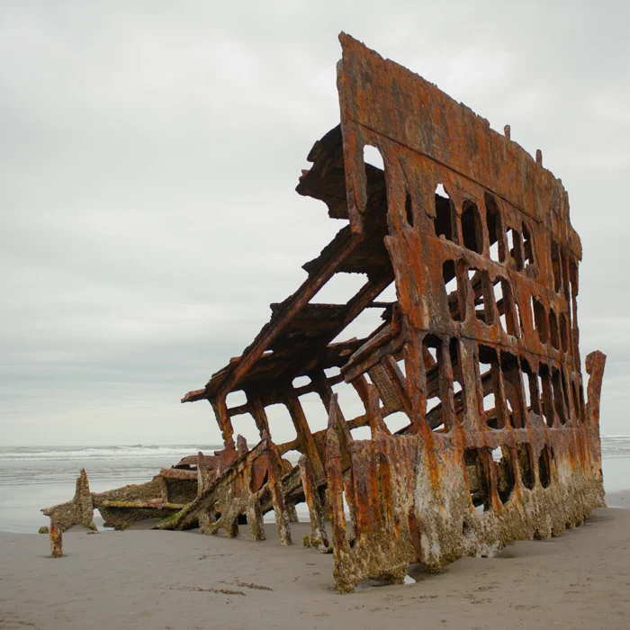 Peter Iredale shipwreck, Fort Stevens State Park, OR
