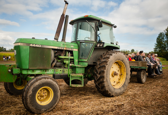 tractor ride, Kruger's Farm, Sauvie Island