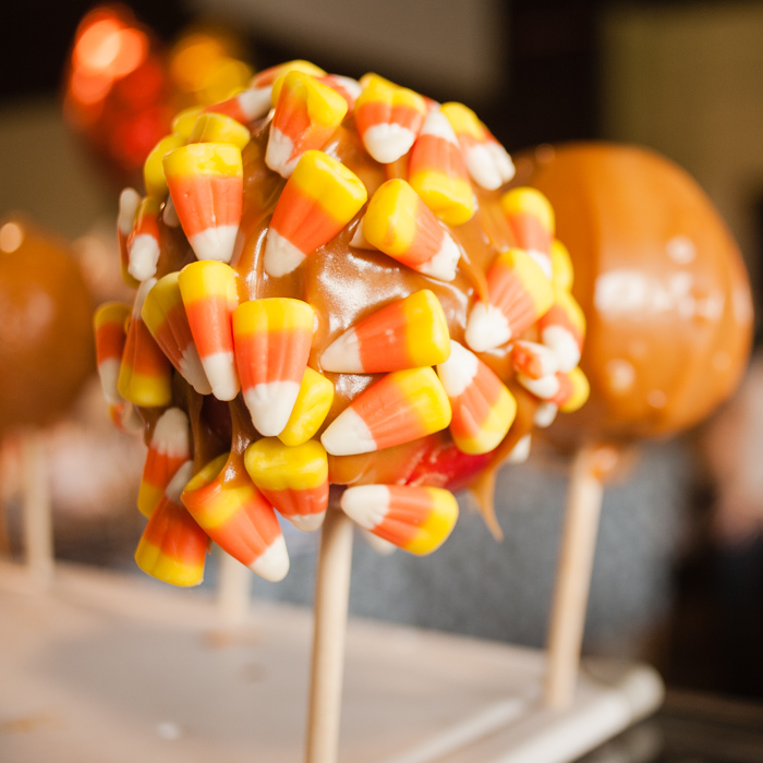 caramel apples at Kruger's Farm, Sauvie Island