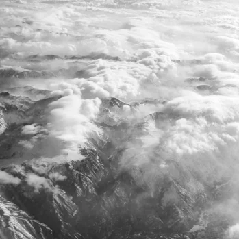 somewhere over Montana, flying back to PDX