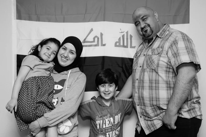 resettled refugees from Iraq in their home in Beaverton, OR