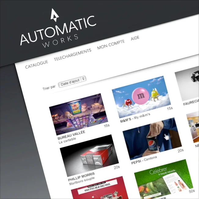 Automatic Works™ La production audiovisuelle automatisée à portée de clic. Que diriez-vous de pouvoir gérer vous-même la déclinaison de vos contenus ?