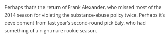 From Bryan Knowles' Article