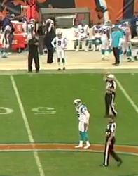 Gano stands frustrated as Panthers punt