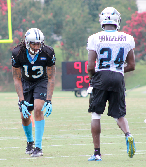 Kelvin Benjamin 2017 Panthers Training Camp