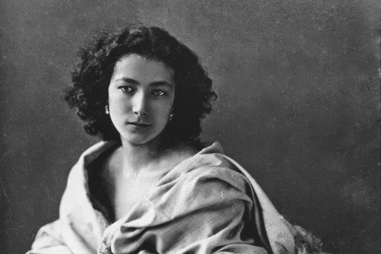Sarah Bernhardt by Félix Nadar, circa 1864 (detail). *