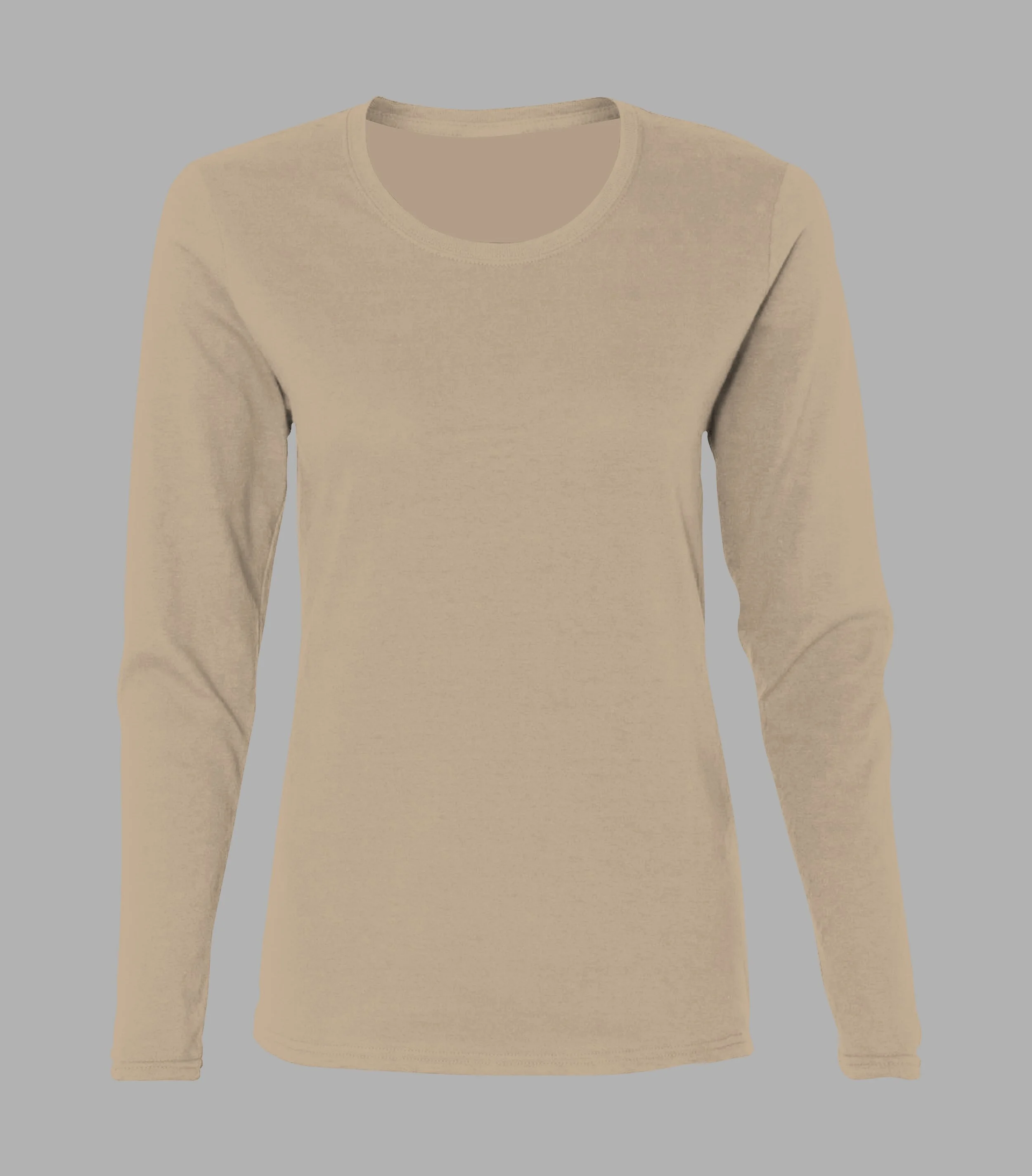 ladies long sleeve t-shirt_Beige.jpg