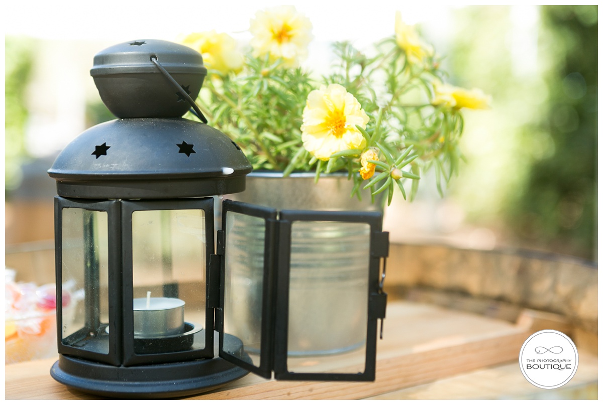 cute black wedding lanterns