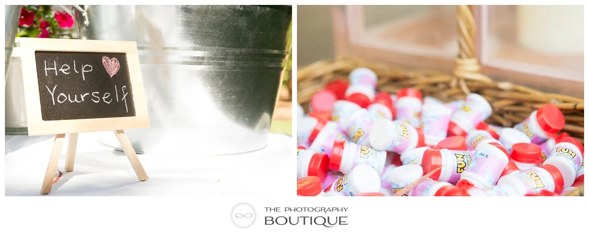 bubble wedding favours