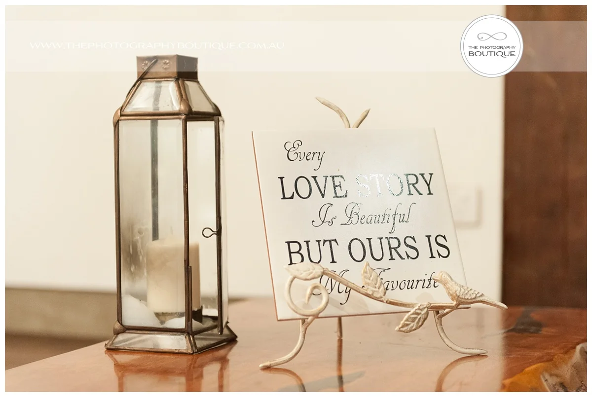 every love story is beautiful but our is my favourite wedding styling sign