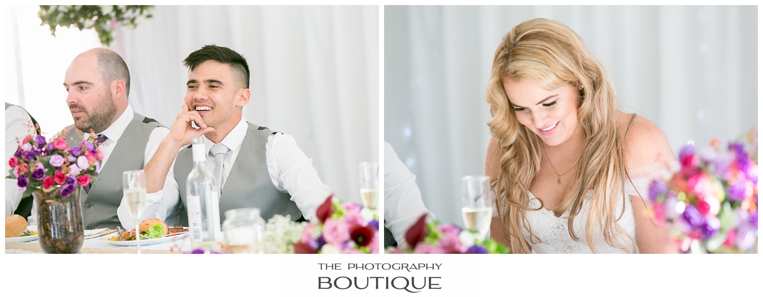 bride and groom laughing at Roelands Bunbury wedding